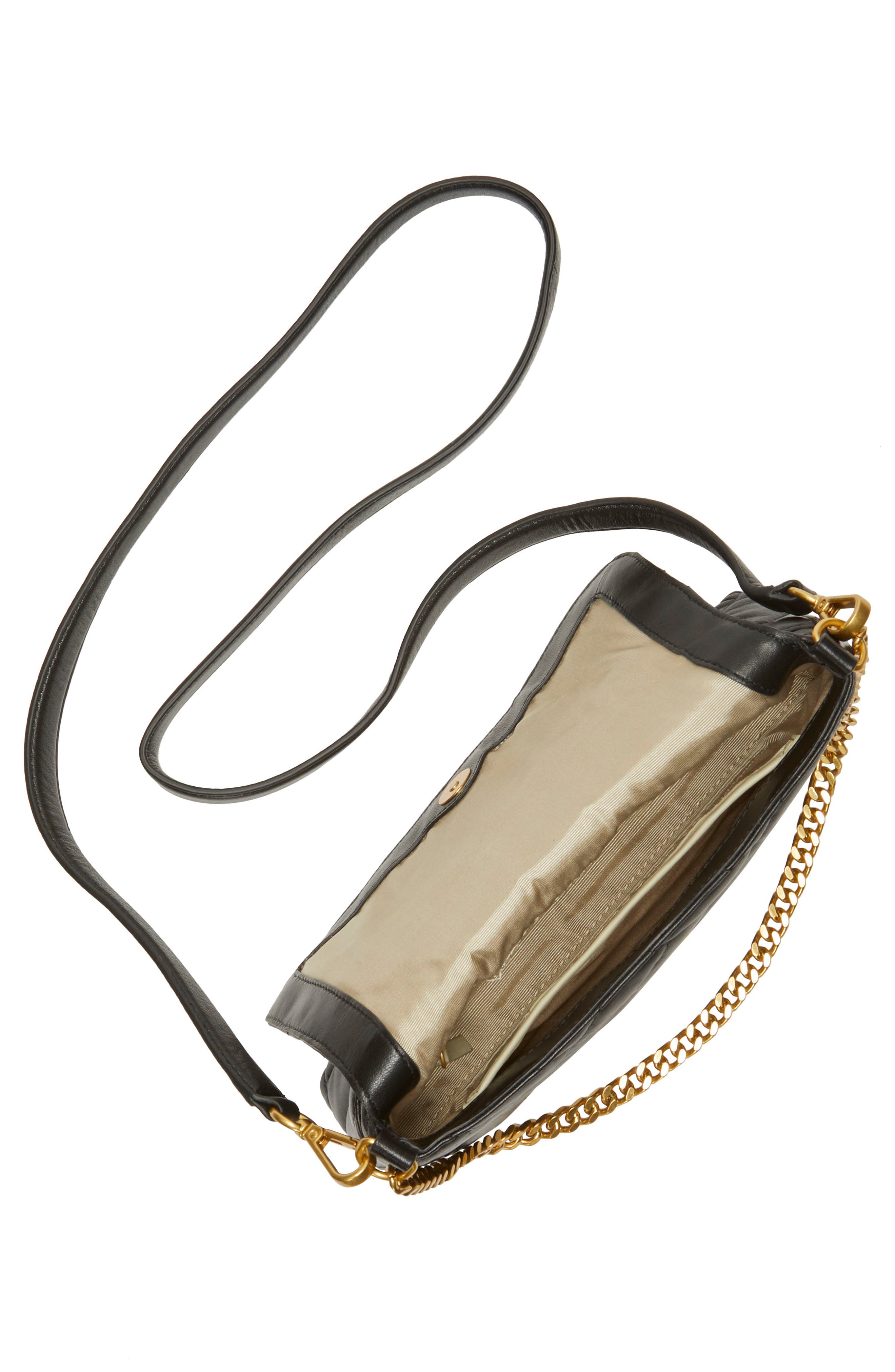 Vince Camuto Kisho Quilted Leather Crossbody Bag, Alternate, color, 