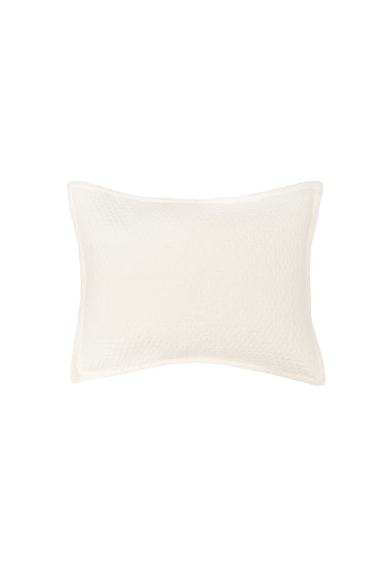 Pernille Standard Pillow Sham, Main, color, Off-White