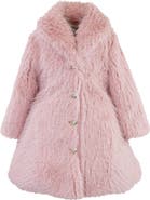 Widgeon Faux Fur Shawl Flounce Coat