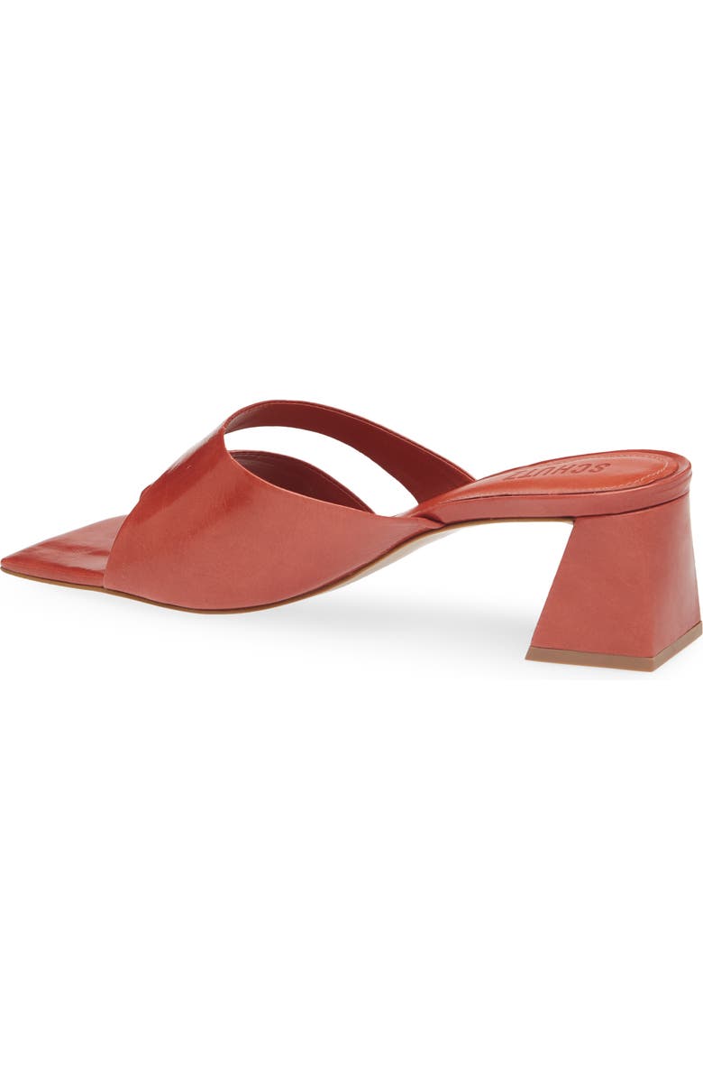 Schutz Madeline Block Heel Sandal, Alternate, color, Caiena Red