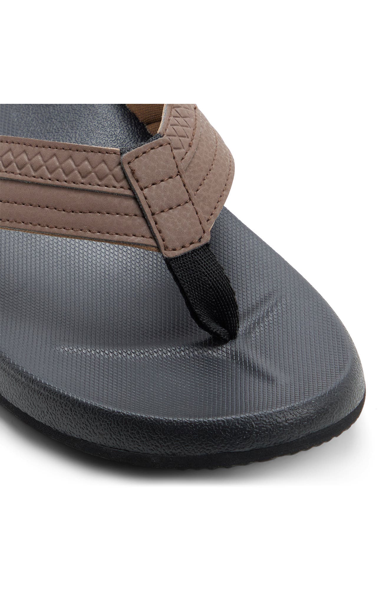 Spinnaker Flip Flop, Alternate, color, BROWN