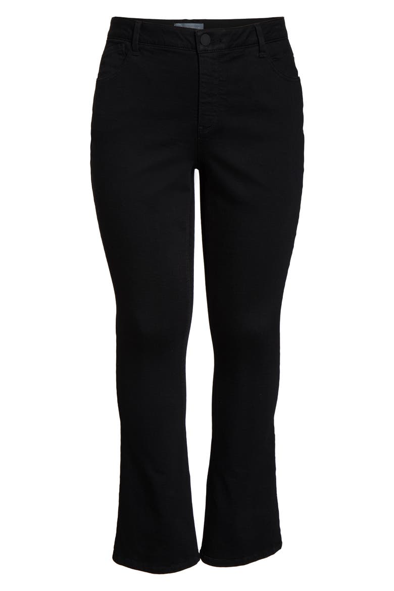 'Ab'Solution Itty Bitty Bootcut Jeans (Nordstrom Exclusive), Alternate, color, BLACK