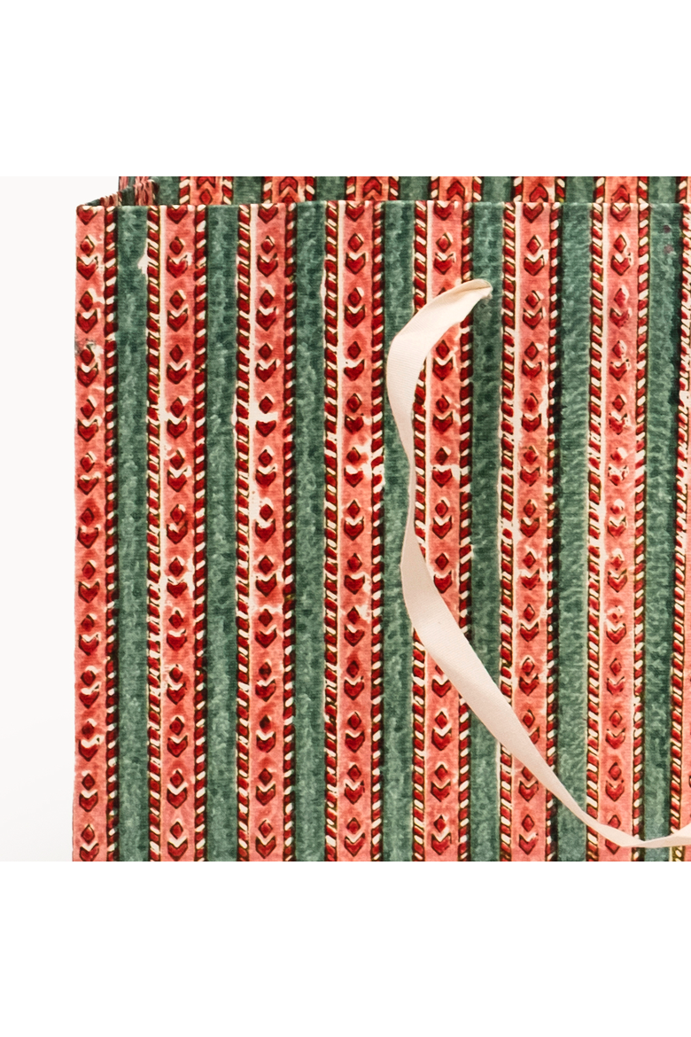 Gift Bags Block Print, Alternate, color, Crimson