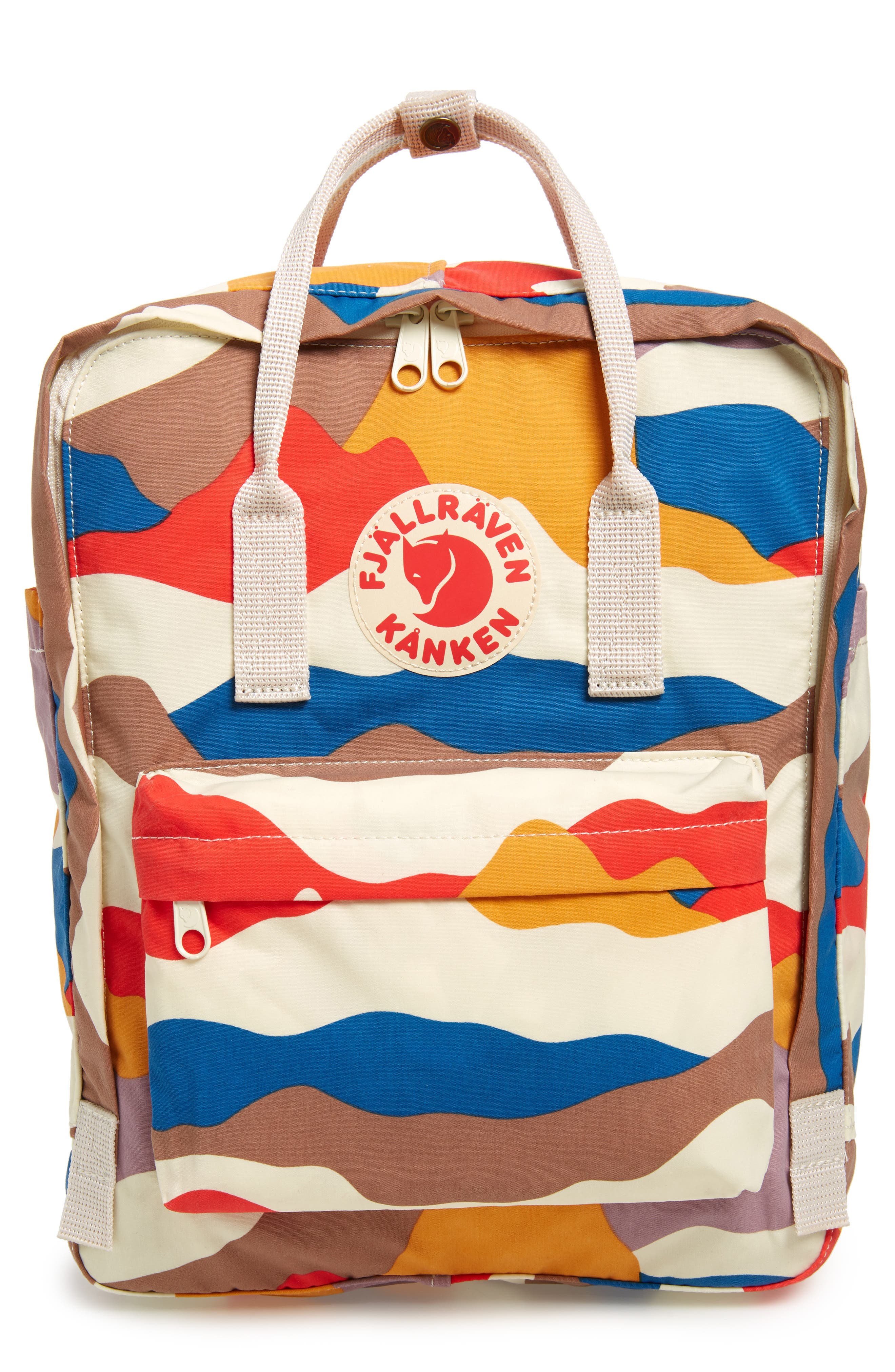 Kånken Art Water Resistant Backpack, Main, color, SPRING LANDSCAPE