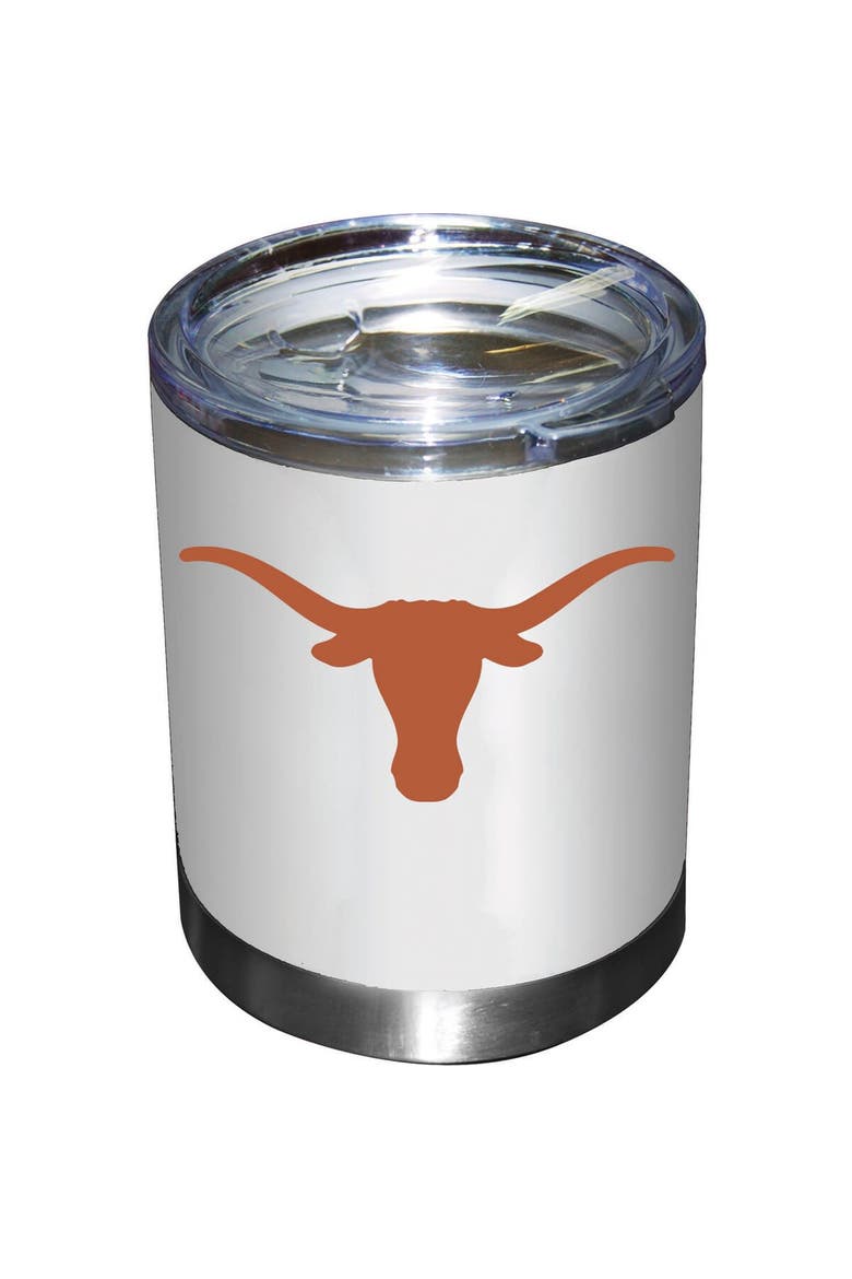 Texas Longhorns 12oz. Team Lowball Tumbler, Main, color, White