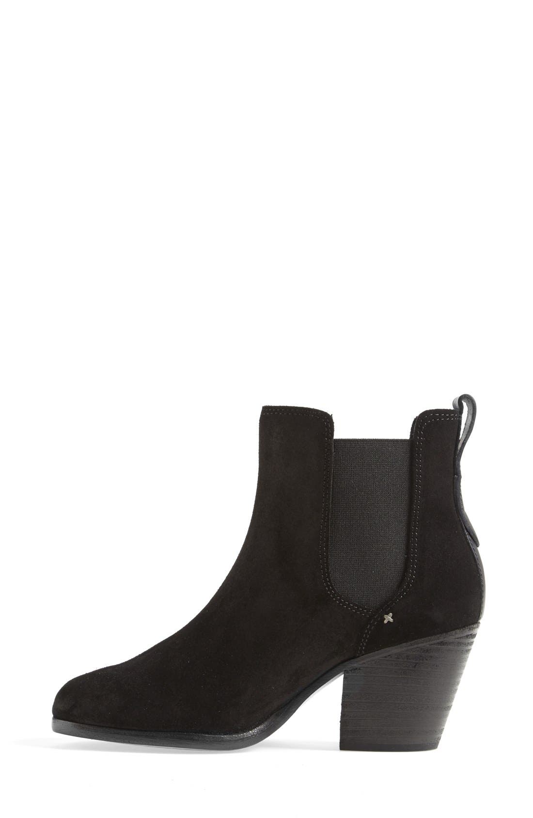 rag & bone 'Devon' Suede Bootie, Alternate, color, 