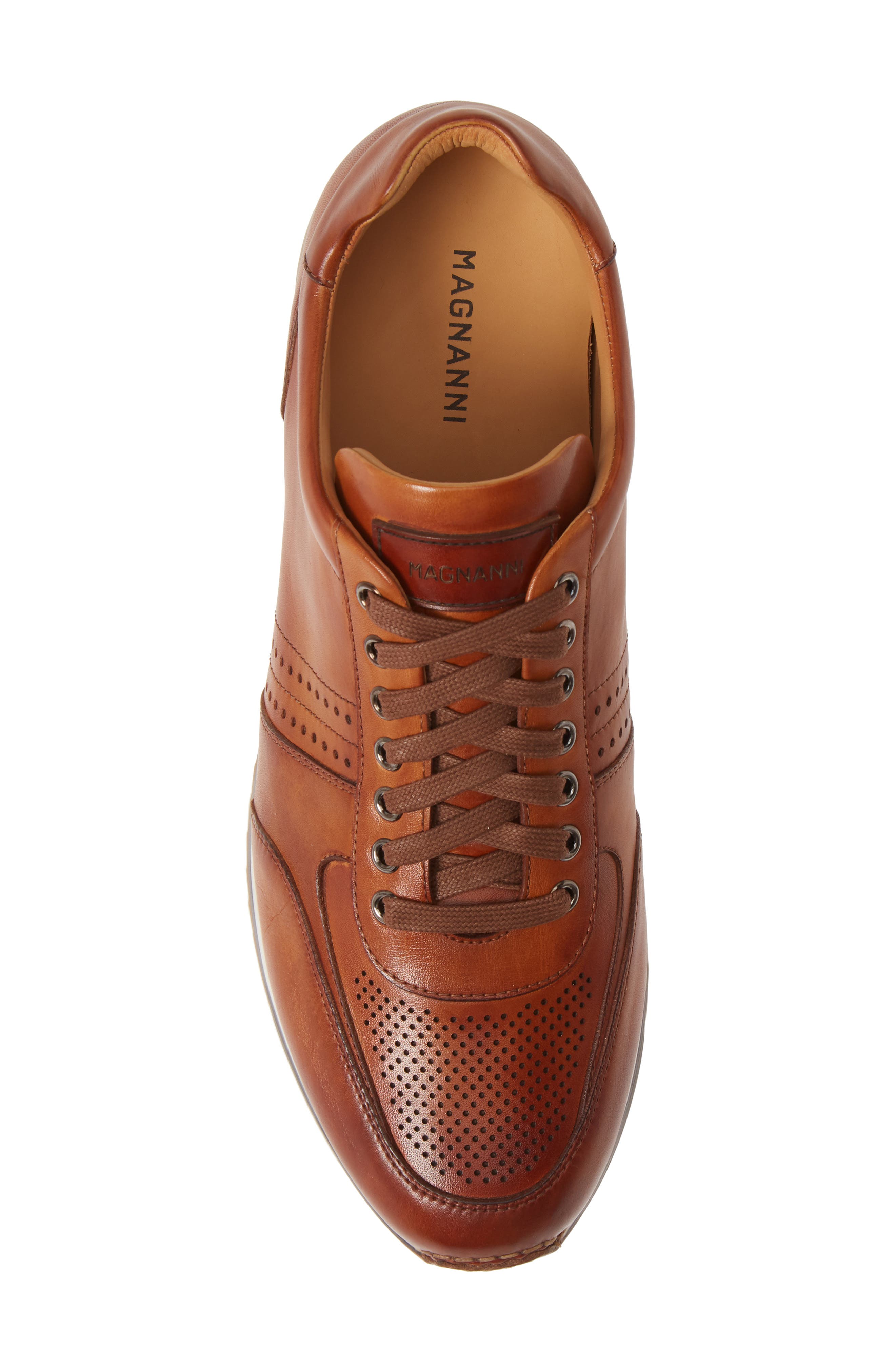 Marlow Sneaker, Alternate, color, COGNAC LEATHER