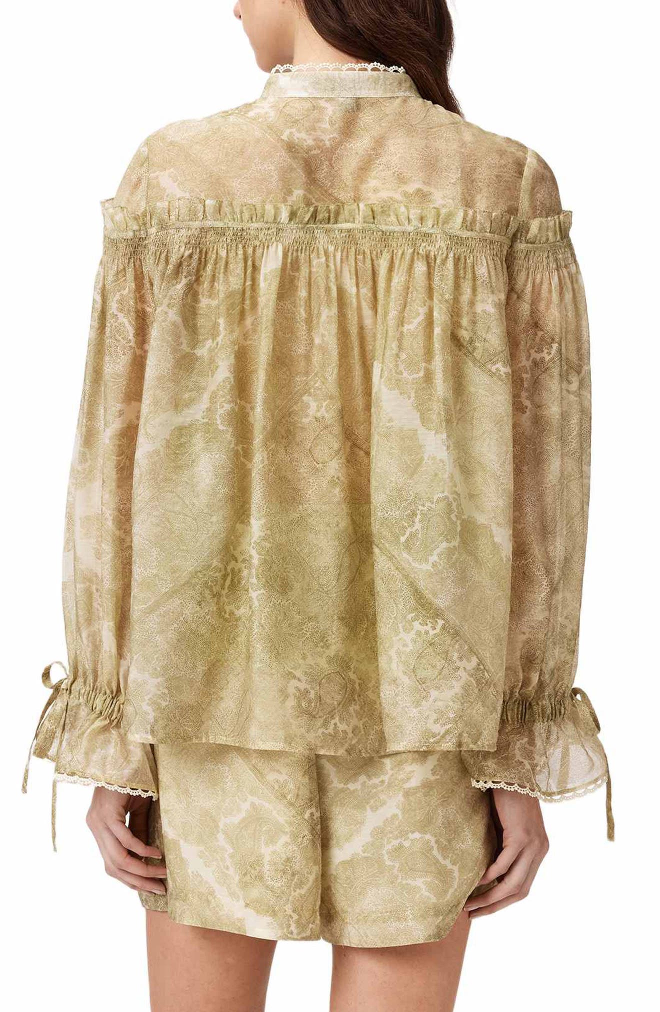 Delphine Paisley Button-Up Shirt - image 2