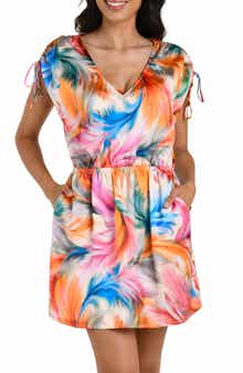La Blanca Feathered Impression Cover-Up Sundress