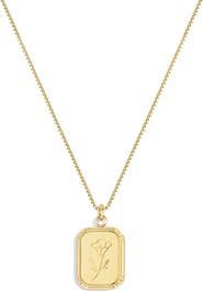Set & Stones Audrey Birth Flower Necklace