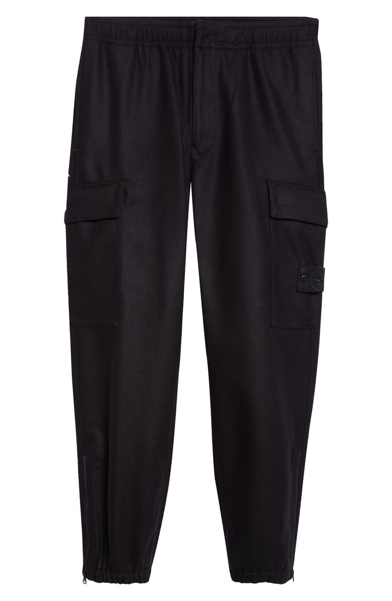 Stone Island Ghost Cargo Joggers, Alternate, color, Black