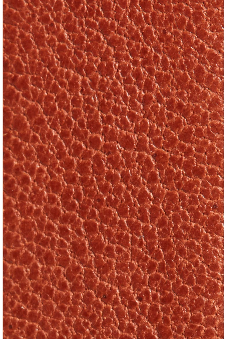 Three Shells Leather Belt, Alternate, color, COGNAC