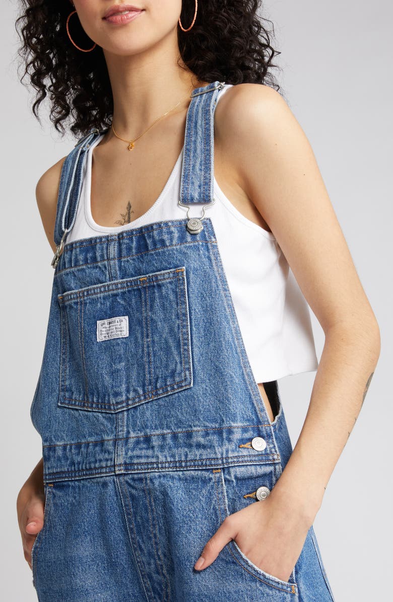 Levi's<sup>®</sup> Denim Overalls, Alternate, color, 