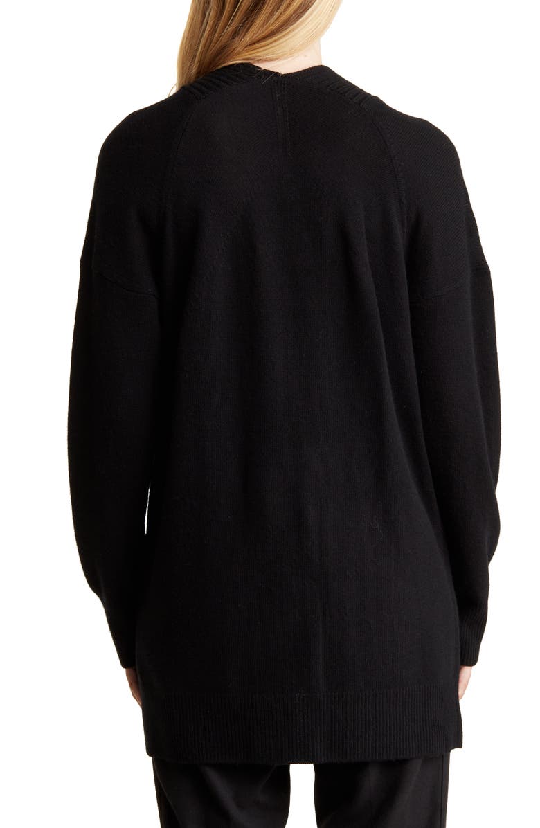 Vince Wool & Cashmere Cardigan, Alternate, color, Black