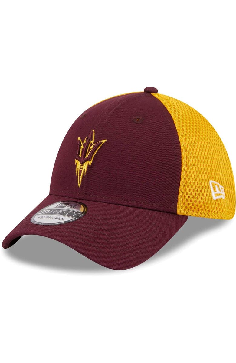 New Era Men's New Era Maroon Arizona State Sun Devils Evergreen Neo 39THIRTY Flex Hat, Main, color, 