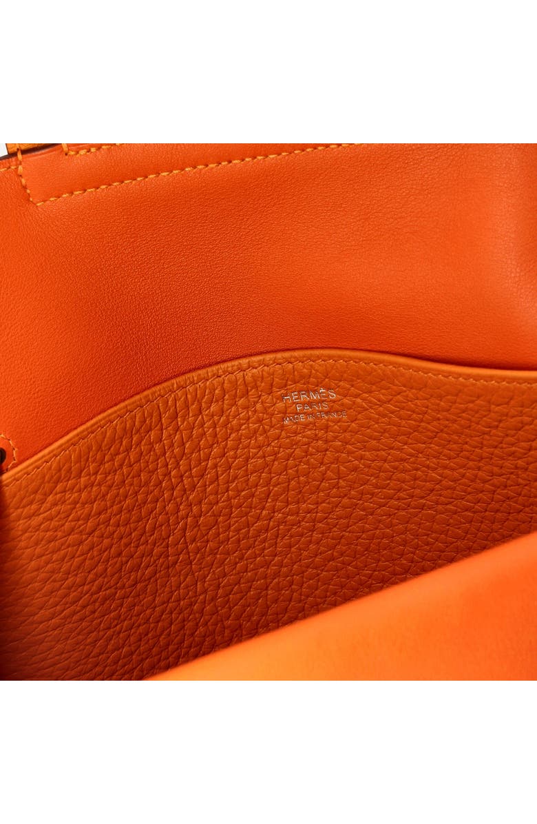 Pre-Owned Hermes Halzan Bag Clemence 25, Alternate, color, Feu