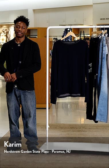 rag bone Kerwin Double Layer Long Sleeve Cotton T-Shirt Nordstrom