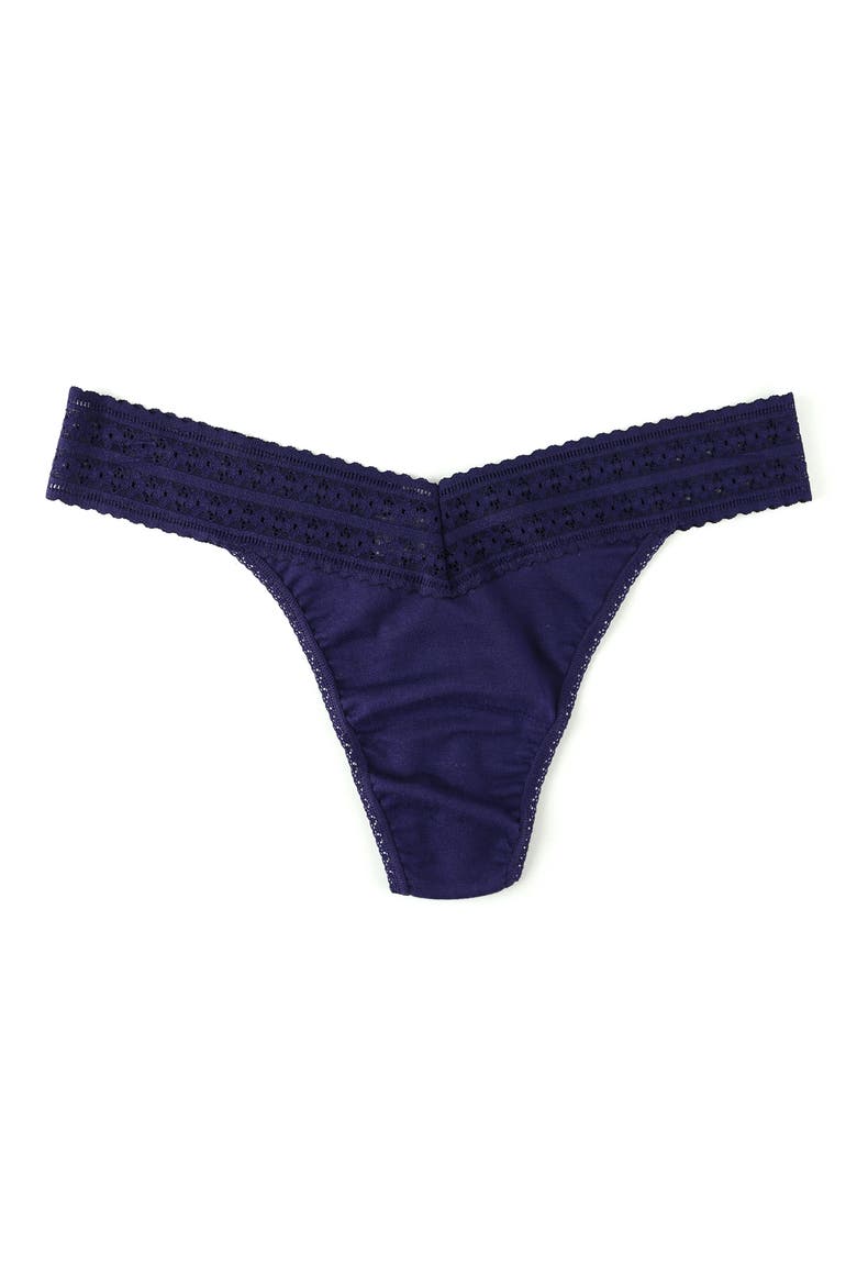 DreamEase™ Original Rise Thong, Alternate, color, INDIGO