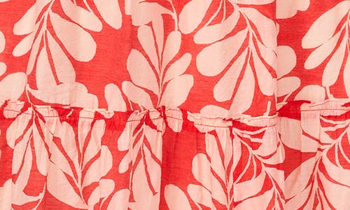 Halogen ® Tie Neck Sleeveless Tiered Maxi Dress In Brilliant Red