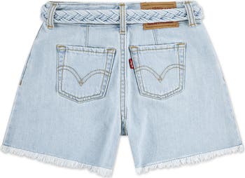 Kids' Floral Print Denim Shorts