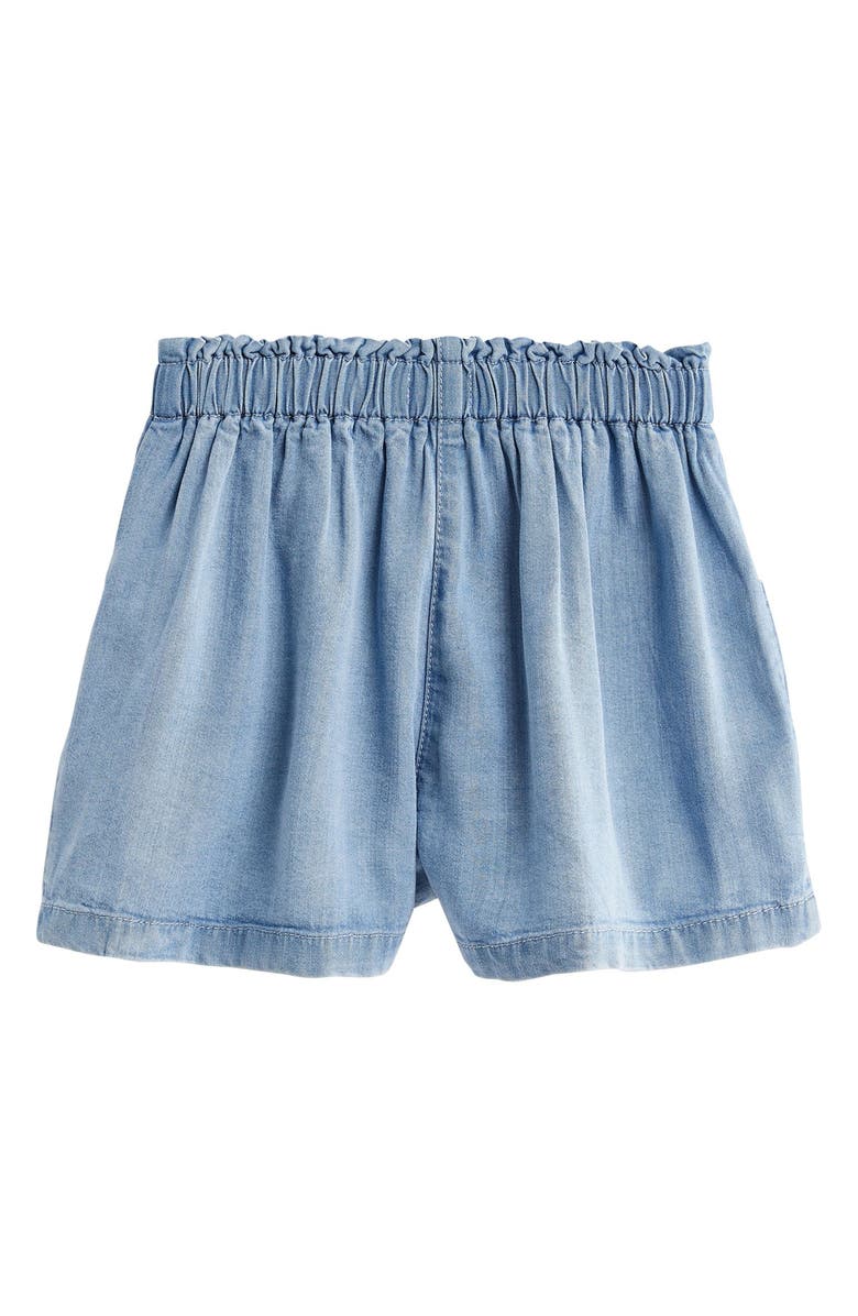 NEXT Kids' Flowy Denim Shorts, Alternate, color, 