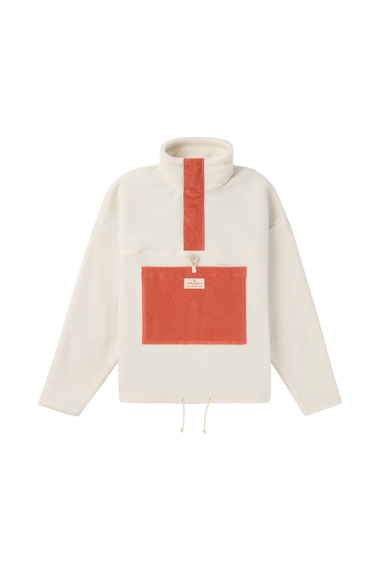 V-Bond Cord Fleece Womens, Main, color, Natural/Weathered Red