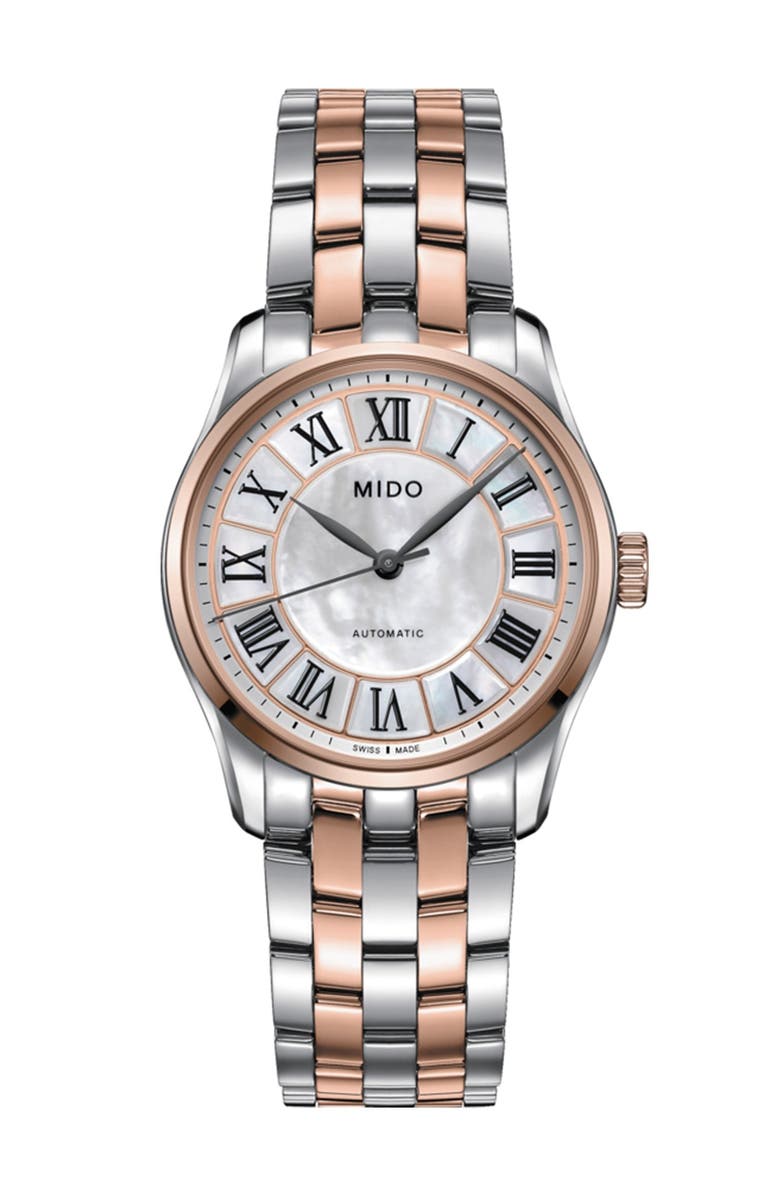 MIDO Belluna II Bracelet Watch, 33mm, Main, color, 