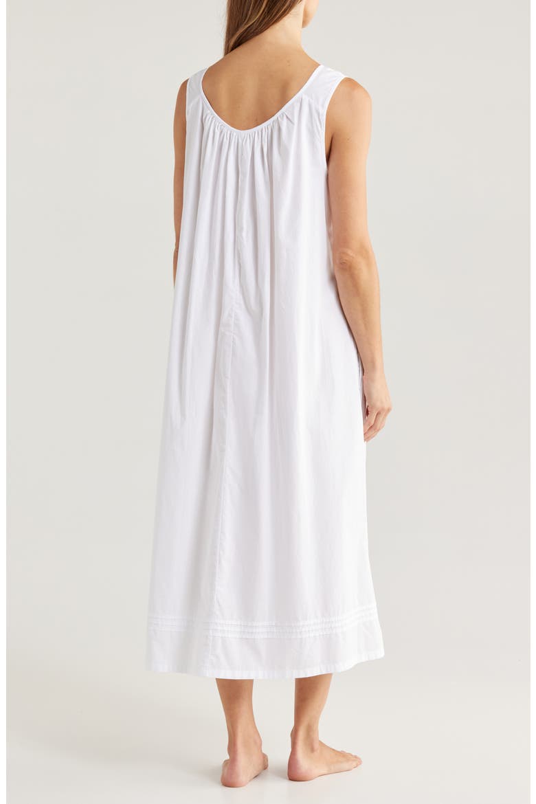 Classic Sleeveless Nightgown, Alternate, color, WHITE