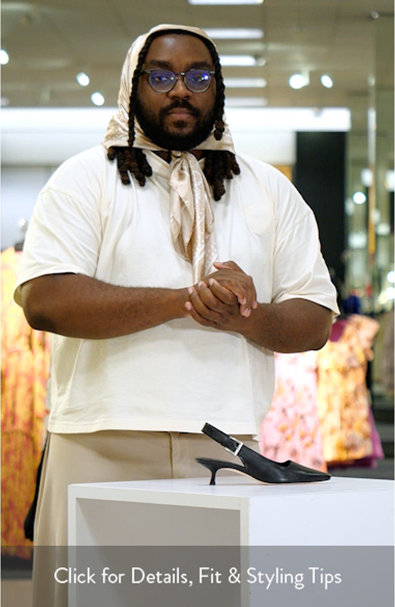 Shasta Kitten Heel Slingback Pump