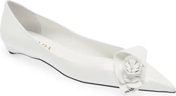 Prada Loop Bouquet Pointed Toe Flat (Women) | Nordstrom Prada Loop Bouquet Pointed Toe Flat (Women) | Nordstrom