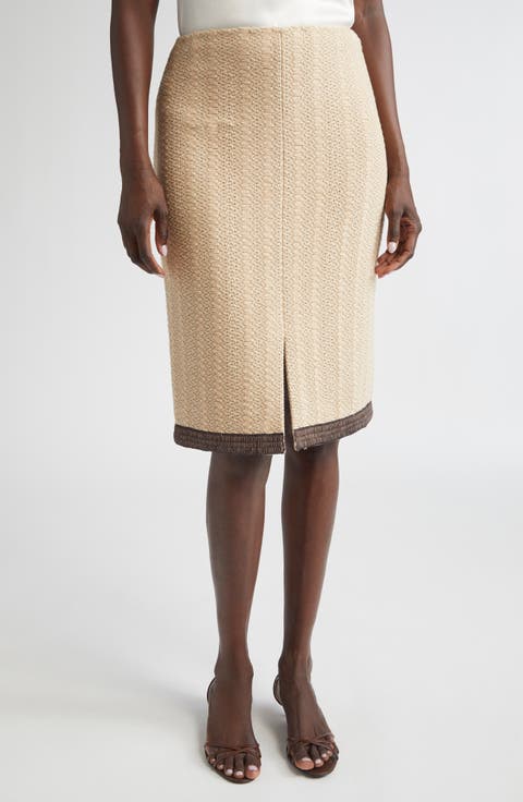 スカート laubeblanc Front pin tuck pencil Skirt S Front pin tuck pencil Skirt – L'AUBE BLANC