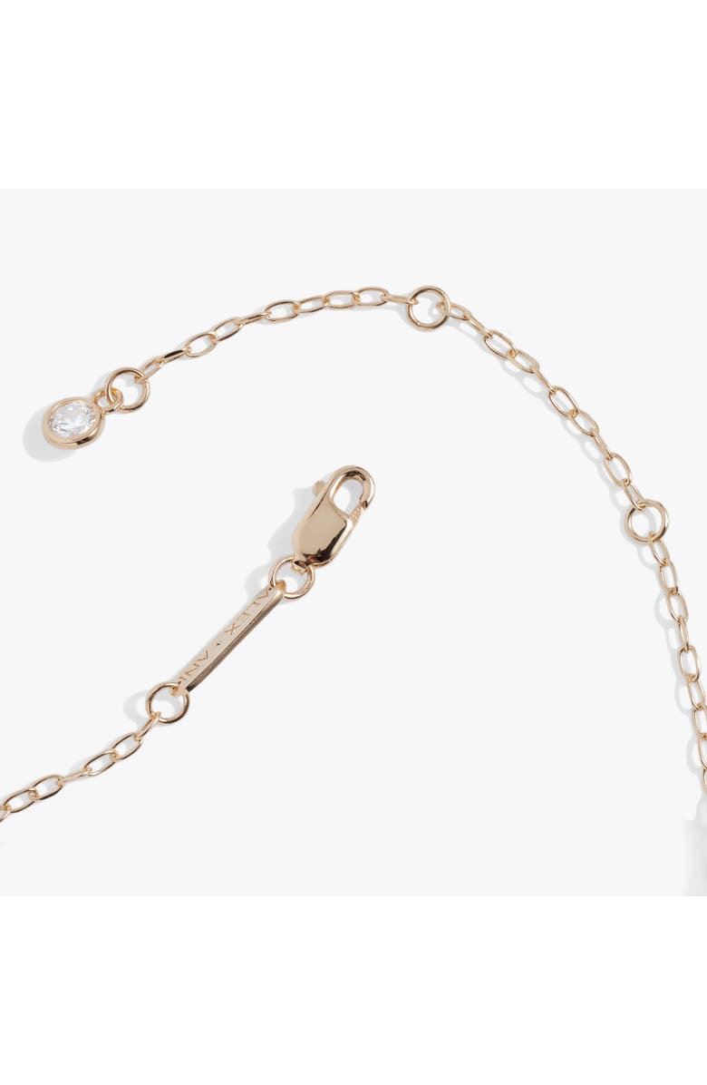 Alex and Ani Gold Elongated Initial Pendant Necklace, Alternate, color, Gold - G