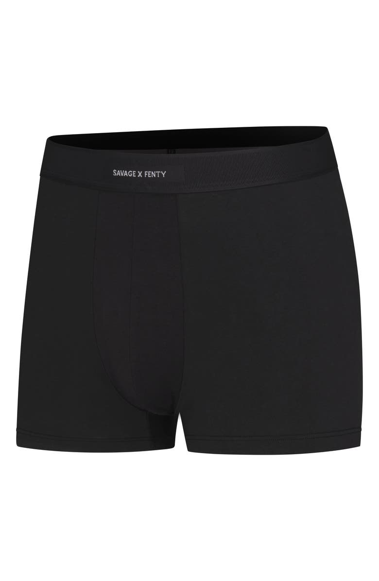 SAVAGE X FENTY Trunks Boxer Briefs, Alternate, color, Black Caviar