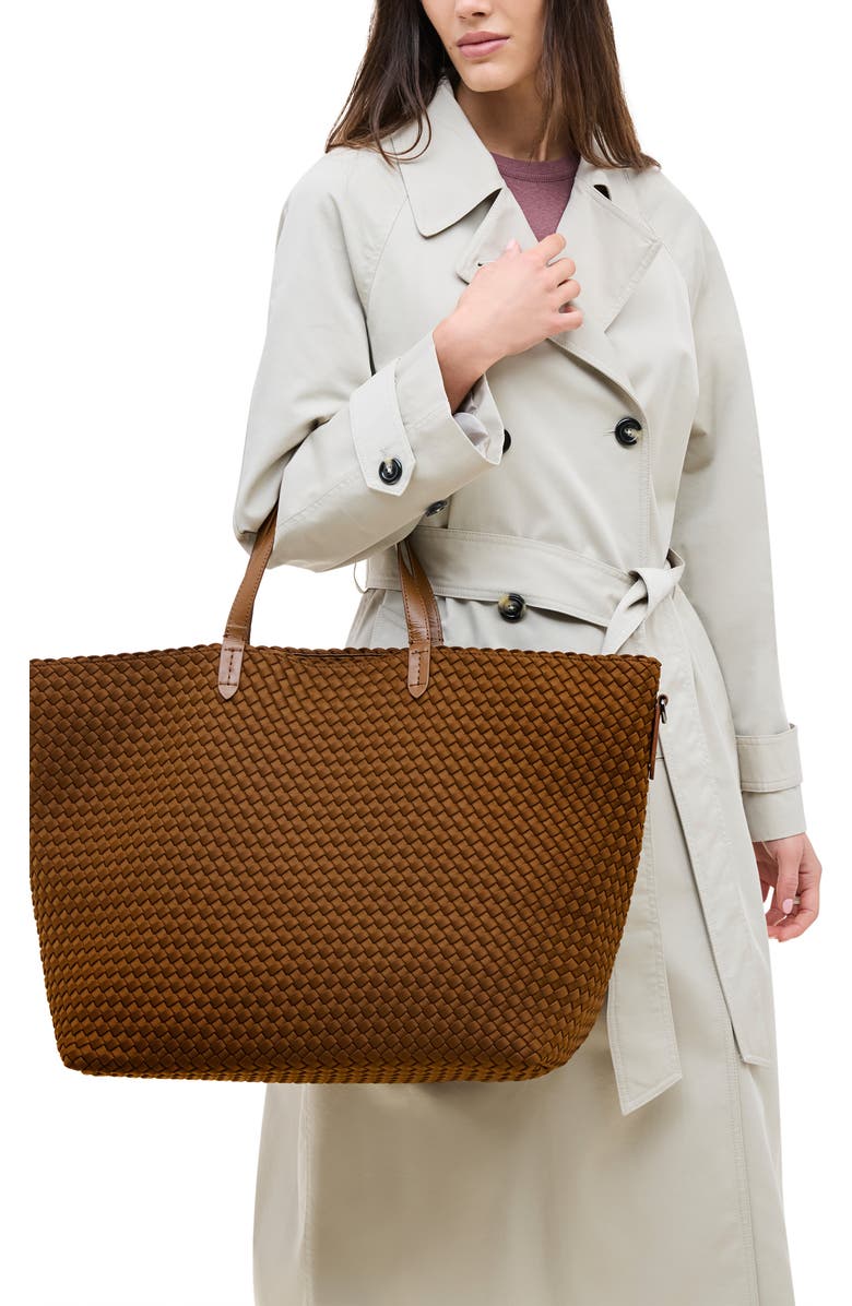 NAGHEDI Geneva Weekender Tote, Alternate, color, Teak
