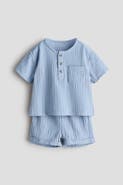 H&M 2-piece Top And Shorts Set