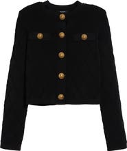 Balmain Milano Stitch Cardigan