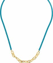 Juvell Two Tone Mixed Chain Necklace