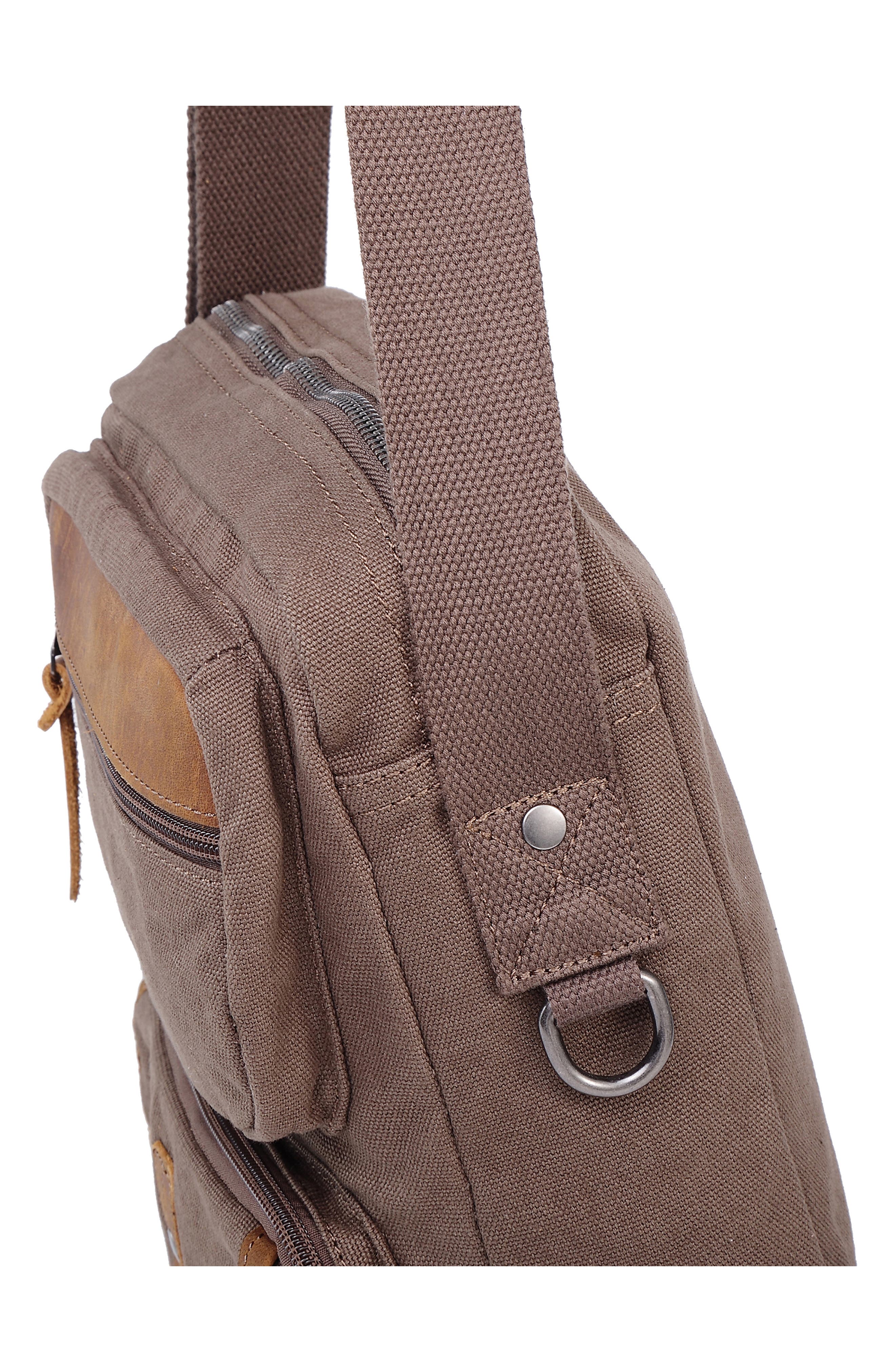 THE SAME DIRECTION Sun Smell Canvas Crossbody Bag, Alternate, color, 