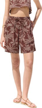 Gottex Beach Life Terra Printed Bermuda Short Cover-Up