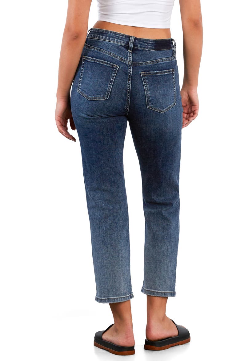 Ankle Slim Straight Leg Jeans, Alternate, color, CORSICA BLUE