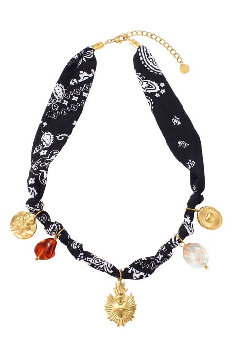 Charm Bandana Necklace