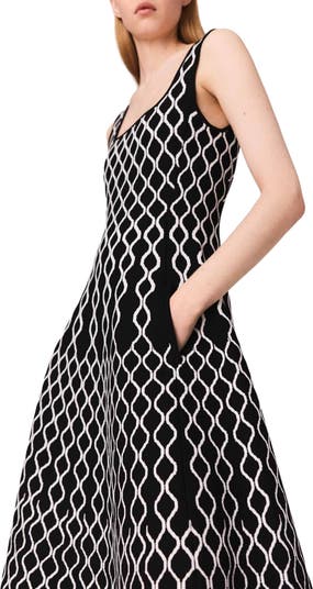 maje Jacquard knit midi dress | Nordstrom