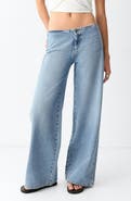 MANGO TEEN Low Waist Wide Leg Jeans