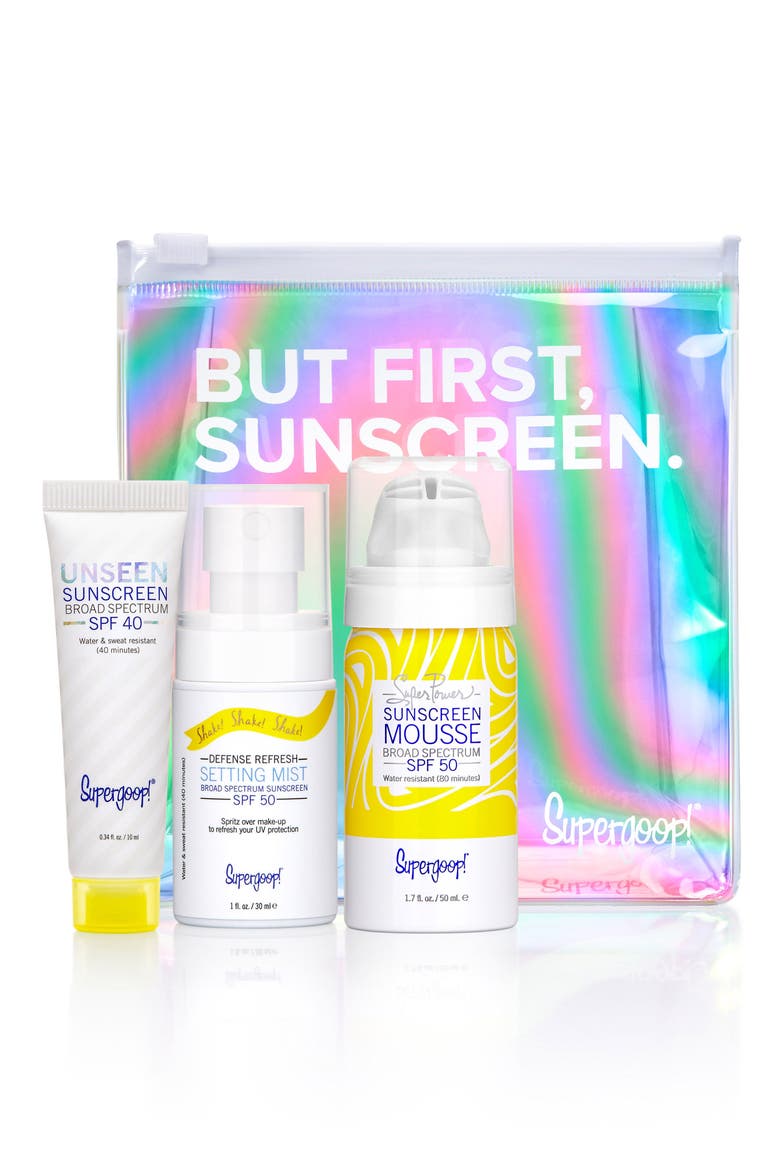 Supergoop! But First, Sunscreen Kit, Main, color, NO COLOR