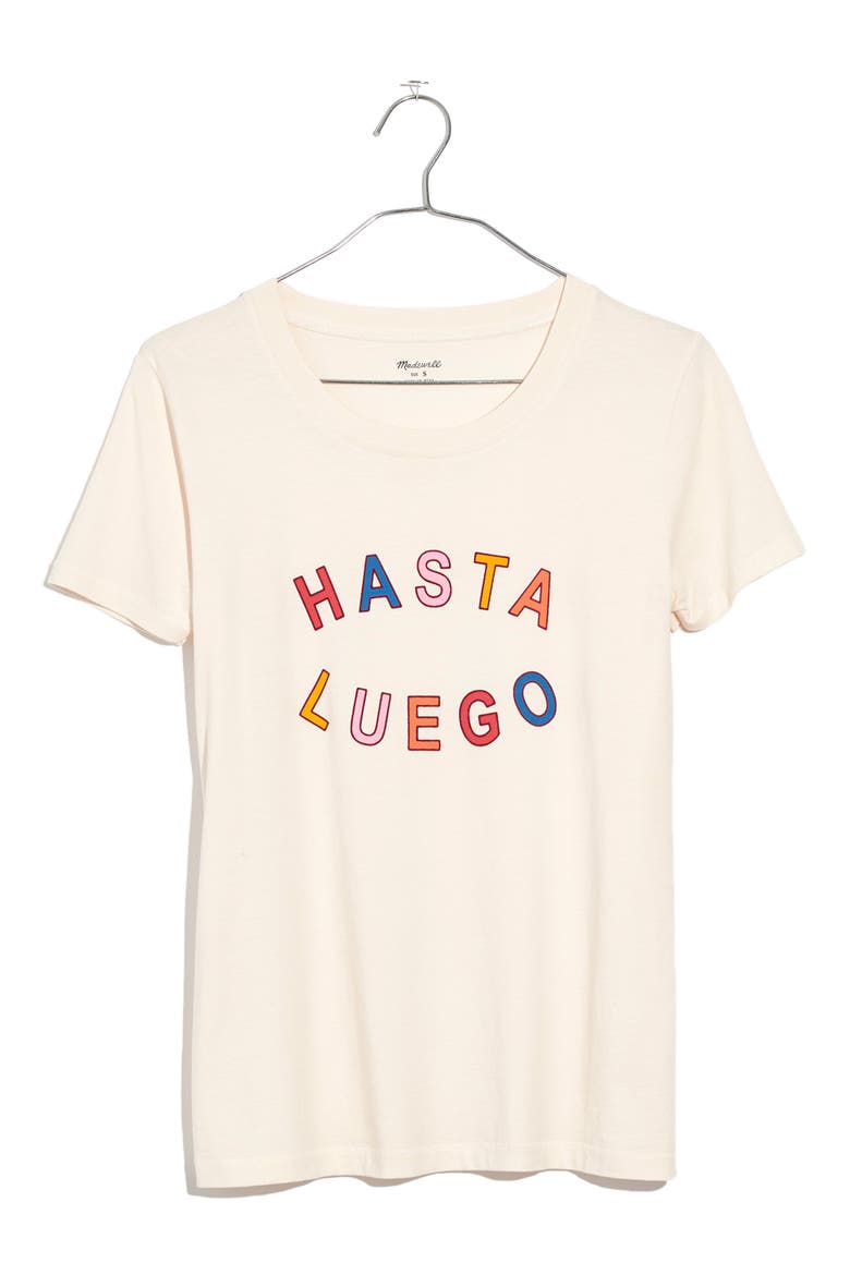 Hasta Luego Graphic Tee, Alternate, color, VINTAGE LACE