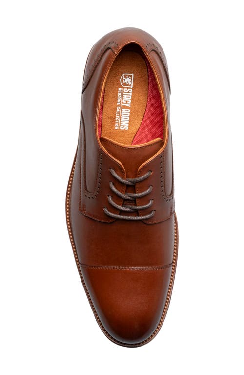 Stacy Adams Wesbridge Cap Toe Derby In Chocolate