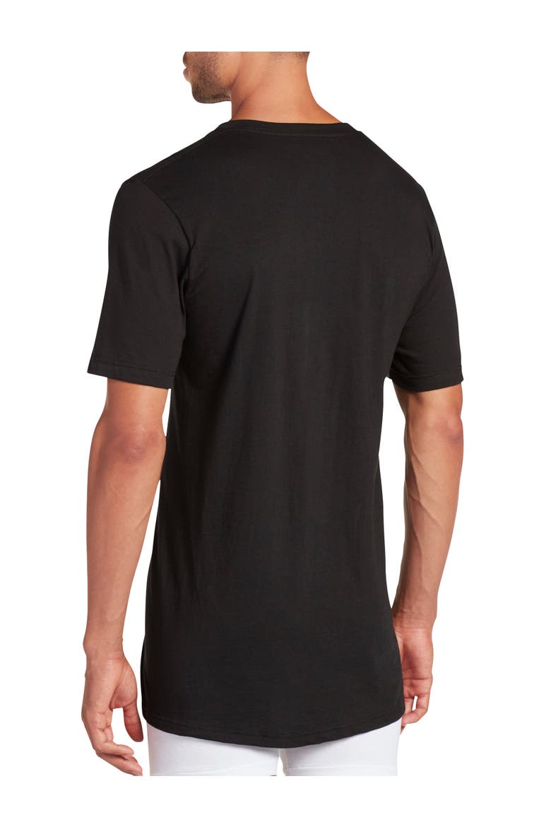 2-pk Classic V-Neck T-Shirts, Alternate, color, BLACK