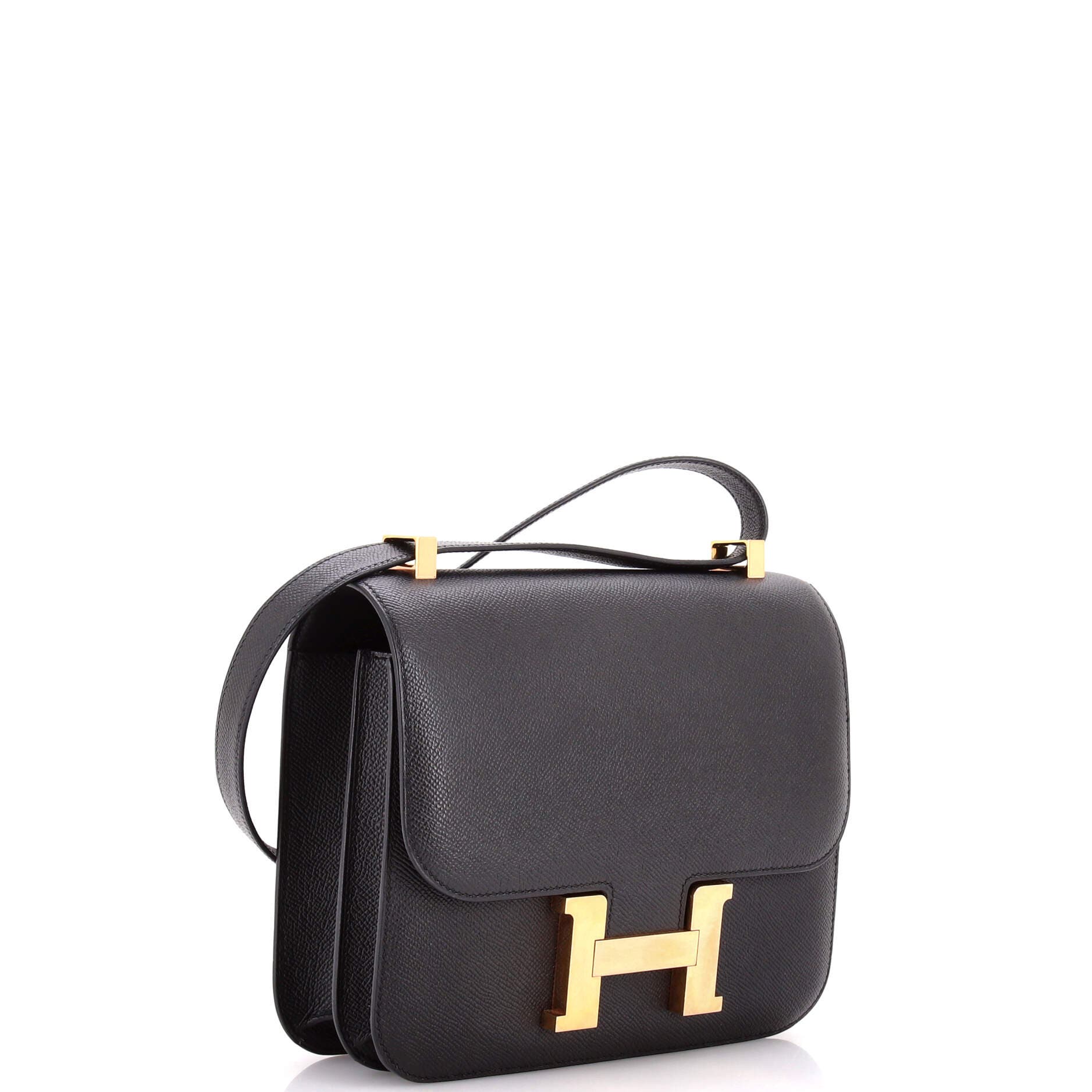 Pre-Owned Hermes Constance Bag Epsom 24, Alternate, color, Noir