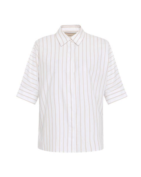 Echo Back Button Dolman Shirt