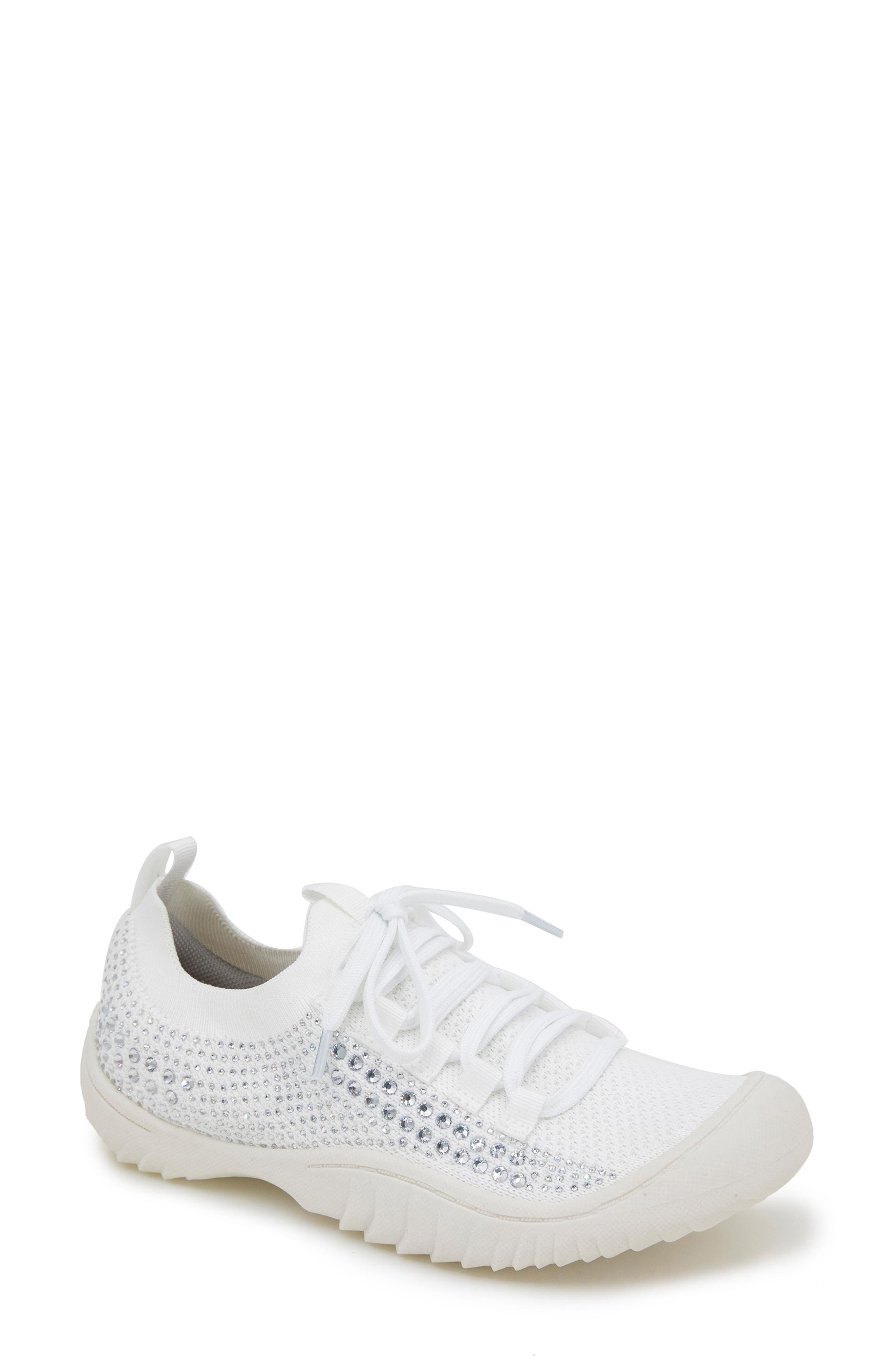JBU Brittney Slip-On Sneaker, Main, color, White/ Jewel